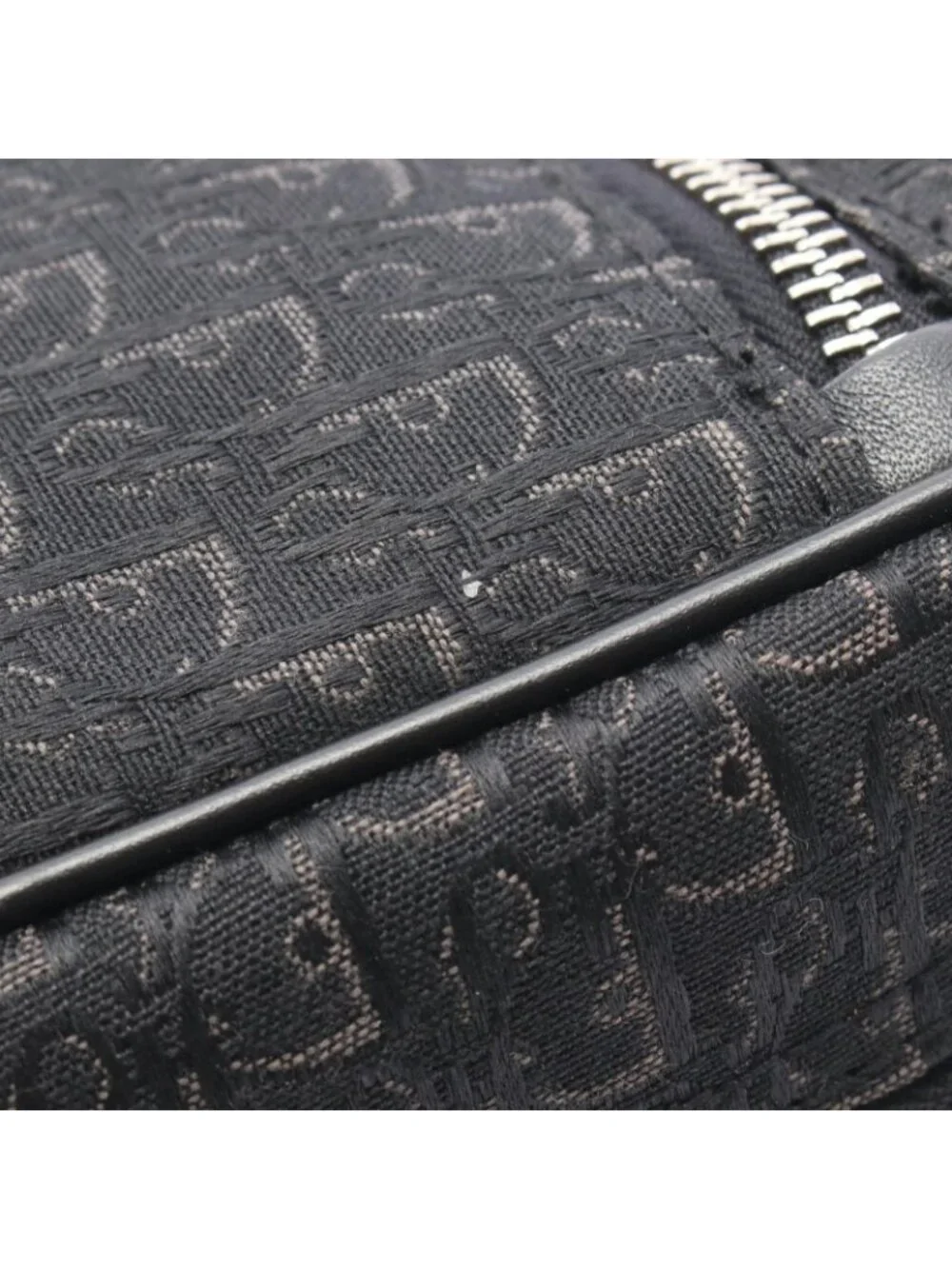 Dior Handbag Street Chic Trotter Black Canvas Leather - Picture 7 of 9